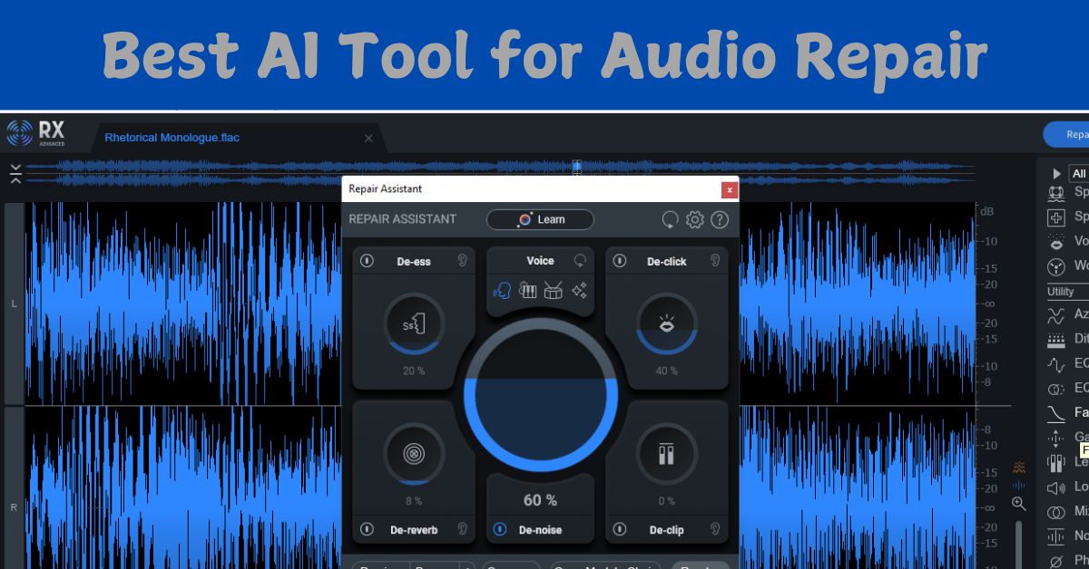 Best AI Tool for Audio Repair: Restoring Sound with Ease